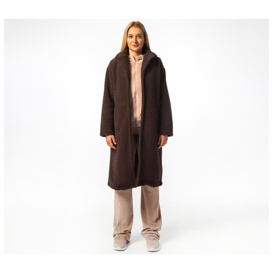 Be Nation Γυναικείο Jacket Sherpa Long Be Nation Γυναικείο Jacket Sherpa Long